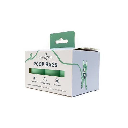 Compostable Poop Bag Box  | 6 rolls