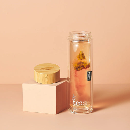 Tumbler | 3-in-1 Glass & Bamboo Tea Tumbler