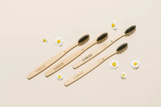 Natural Bamboo Toothbrush - Set of 4